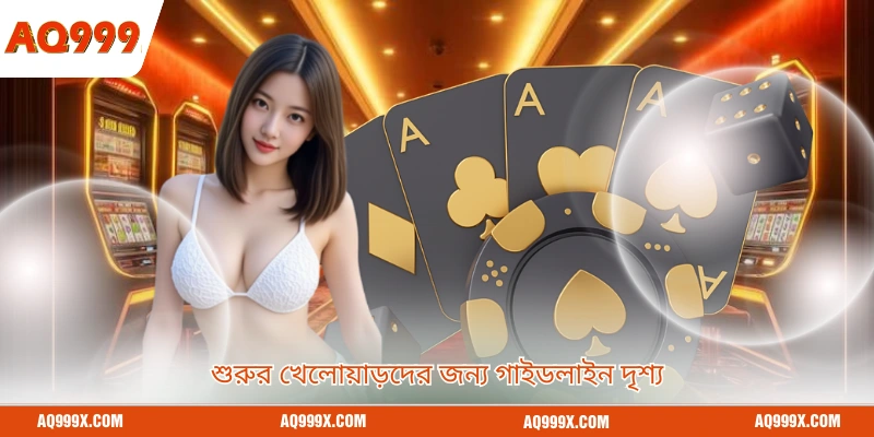 শুরুর খেলোয়াড়দের জন্য গাইডলাইন দৃশ্য