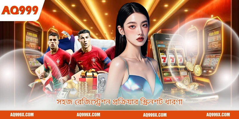 সহজ রেজিস্ট্রেশন প্রক্রিয়ার স্ক্রিনশট ধারণা