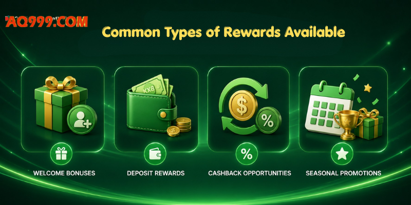 Common Types of Rewards Available